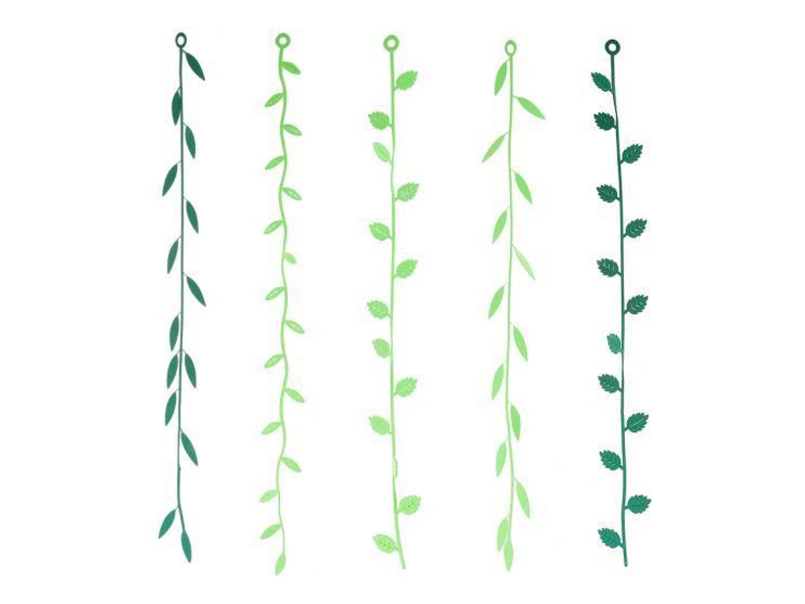 X 10 Piezas Hojas De Colgante Planta Para Decoración De