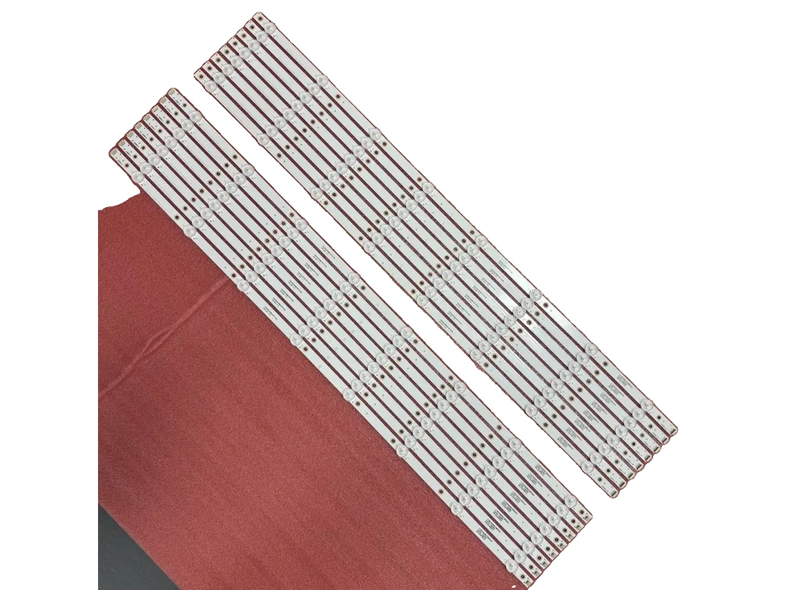 Tira de LED, juego de 16 piezas, longitud de 1545 mm, fuente de alimentación de CC OEM