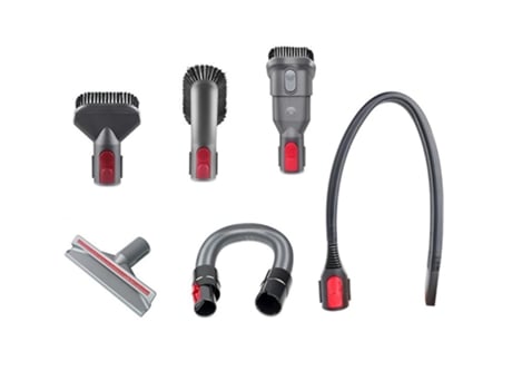 Kit de ferramentas de acessórios com mangueira de extensão para dyson v7 v8 v10 (6 em 1)