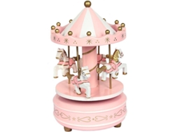Caja De Música Decorativa Clásica Con Forma De Caballo De Carrusel - Regalo De Cumpleaños Para Niños