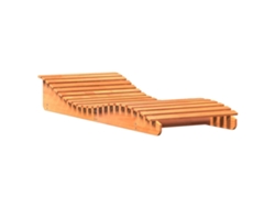 Maison Exclusive - Tumbona De Madera Maciza De Pino Marrón Cera 205x80x31,5 Cm