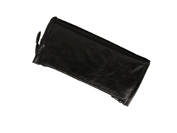 Bolsa De Almacenamiento De Papel Hdpe Grande Para Estudiantes, Estuche De Lápices Triangular Negro, Estuche Grande Para Utensilios Escolares