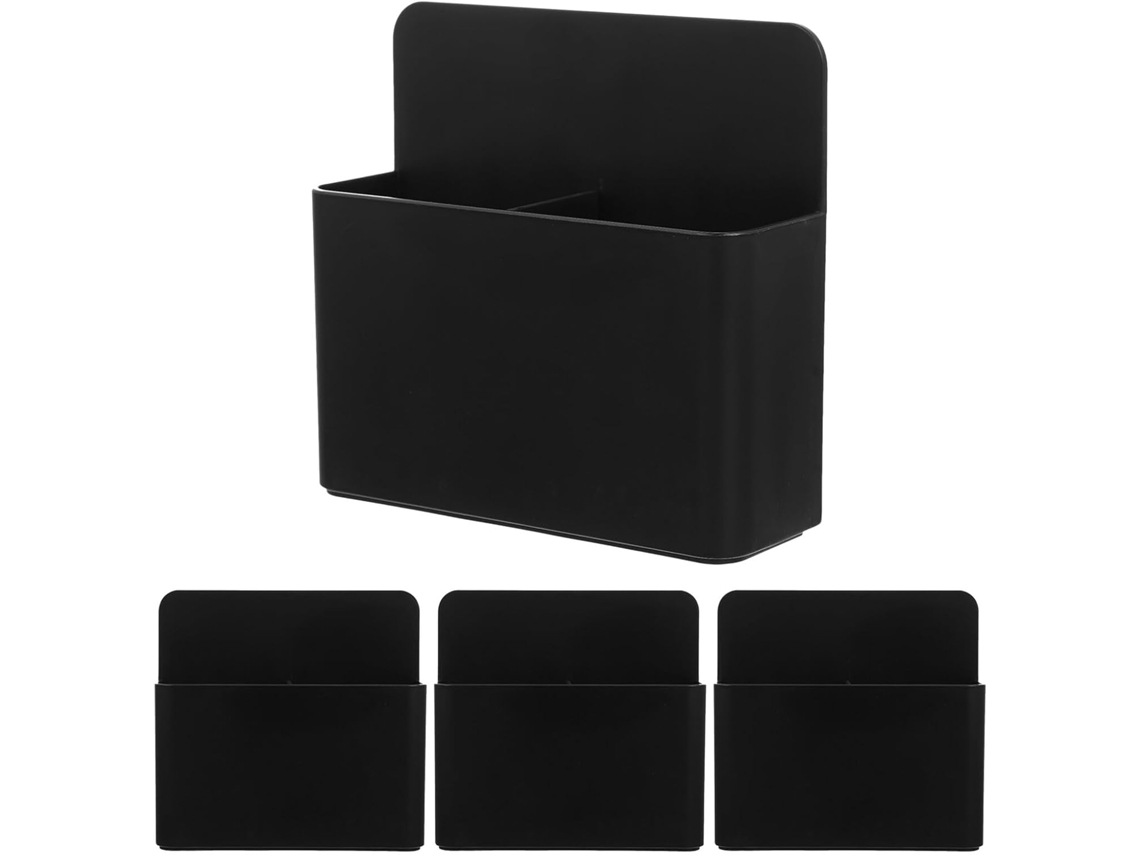 Organizador De Pizarra Magnética De 4 Piezas, Portalápices Con Compartimentos Y Soporte Magnético.