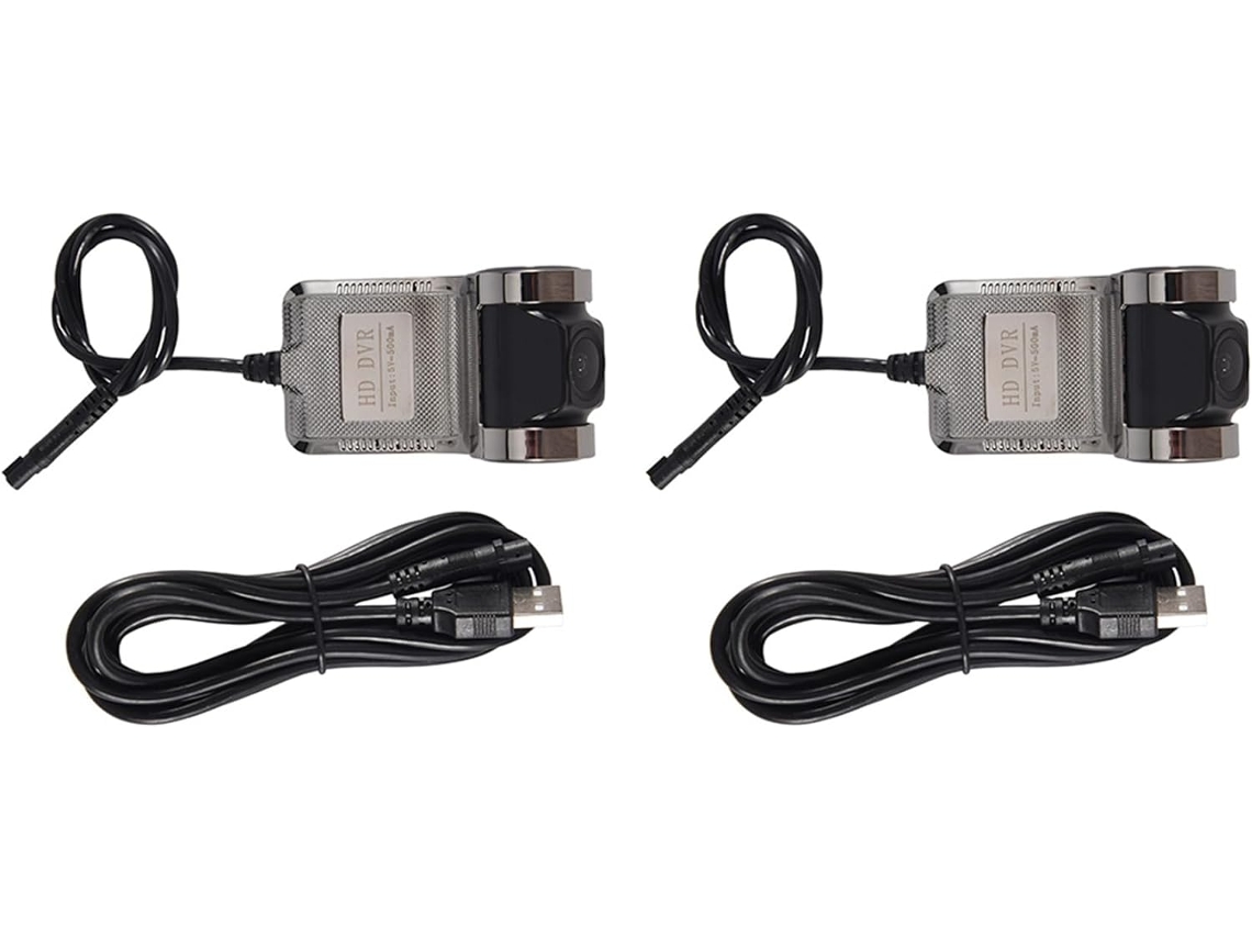 2 Cámaras De Salpicadero Adas Para Coche Dvr Hd 720p Con Usb