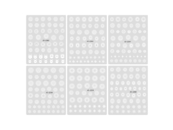 12 hojas de pegatinas navideñas 3D para uñas para mujeres, niñas y niños, decoración de uñas con copos de nieve.