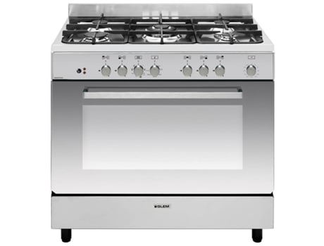 Cocina GLEM GE960CVIX2 (104 L - Gas - Inox)
