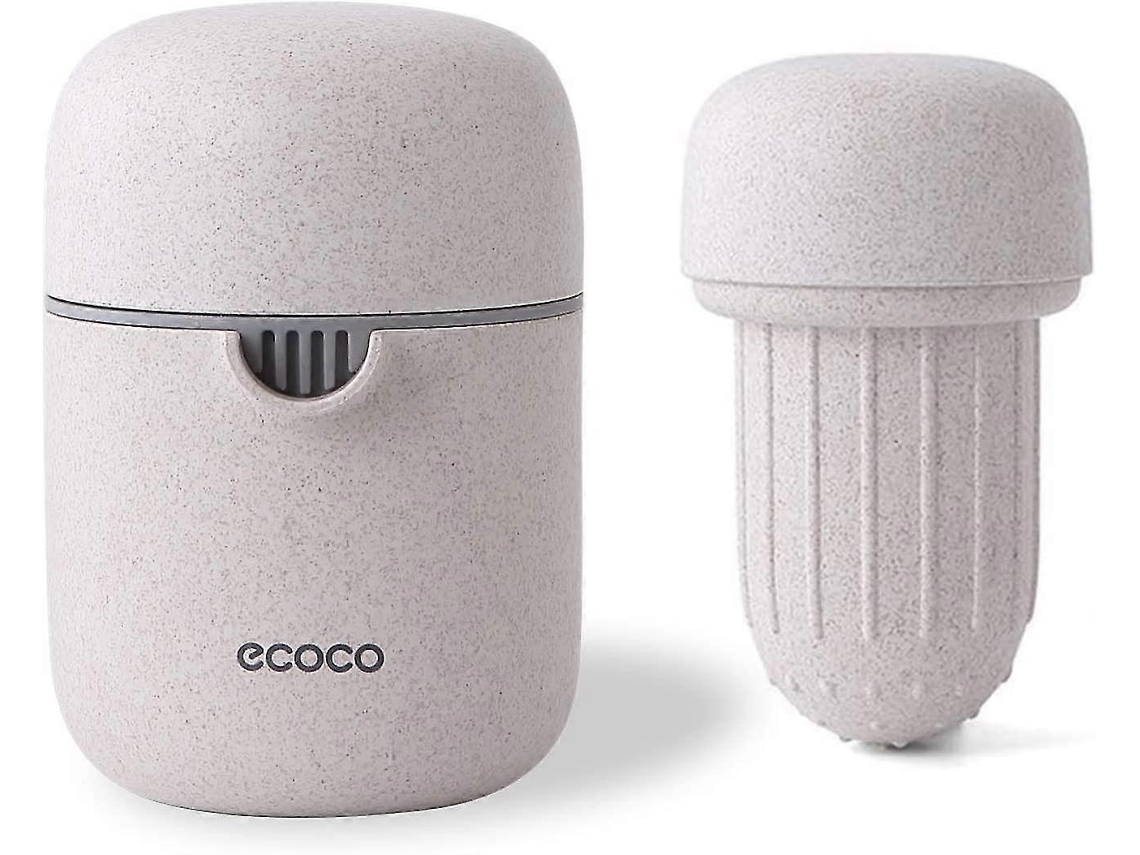 Exprimidor manual de frutas y limones para cocina, con recipiente, Rosewell (beige)