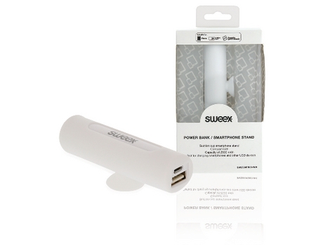 Power Bank Externa Ión Litio SWEEX Blanco