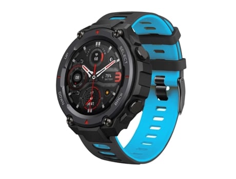 Correa Pioneer para Amazfit T-Rex 2 Negro y Azul Claro
