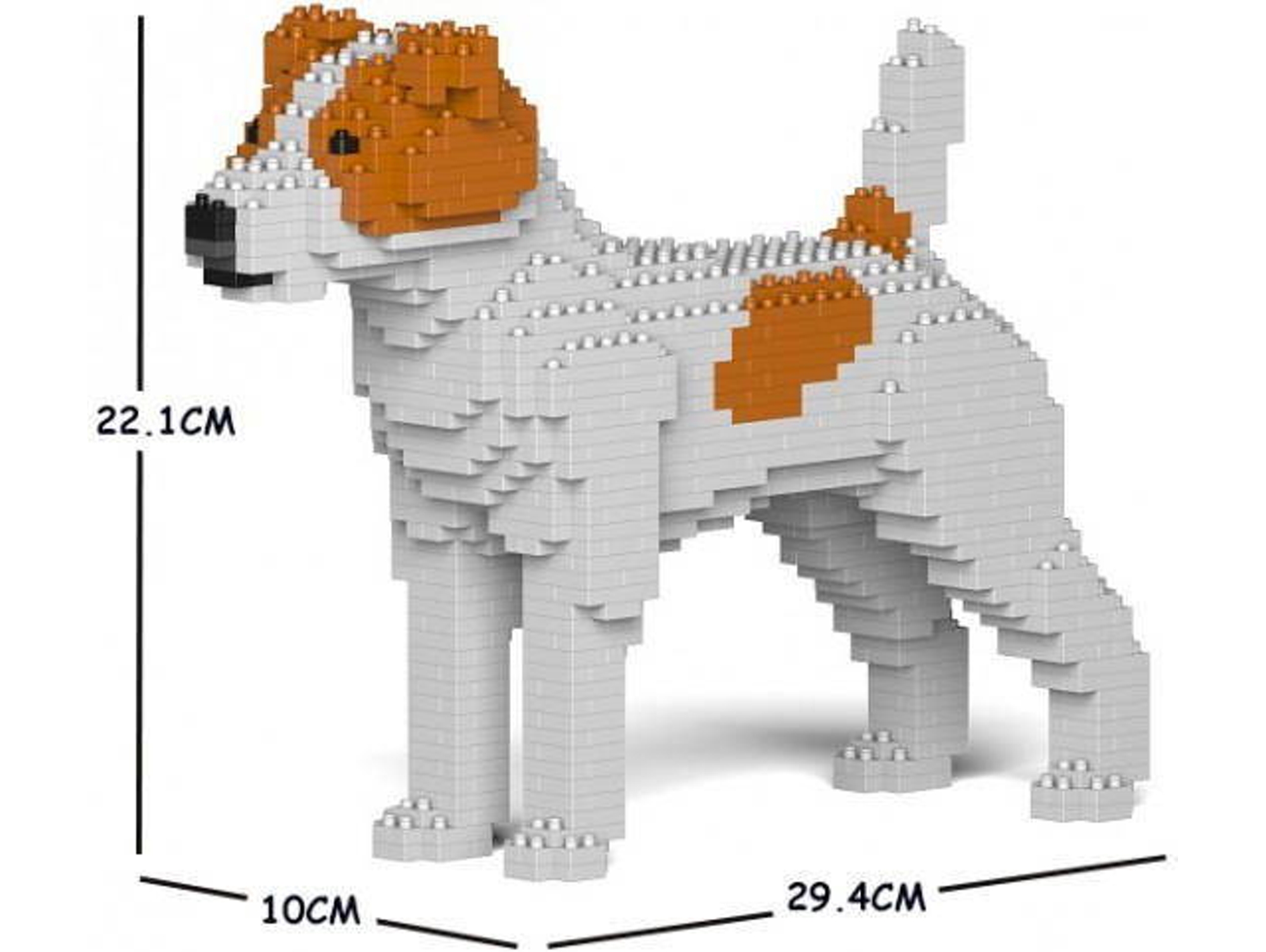 Bloque de Construcción JECKCA Dogs: Jack Russell (840 Piezas)