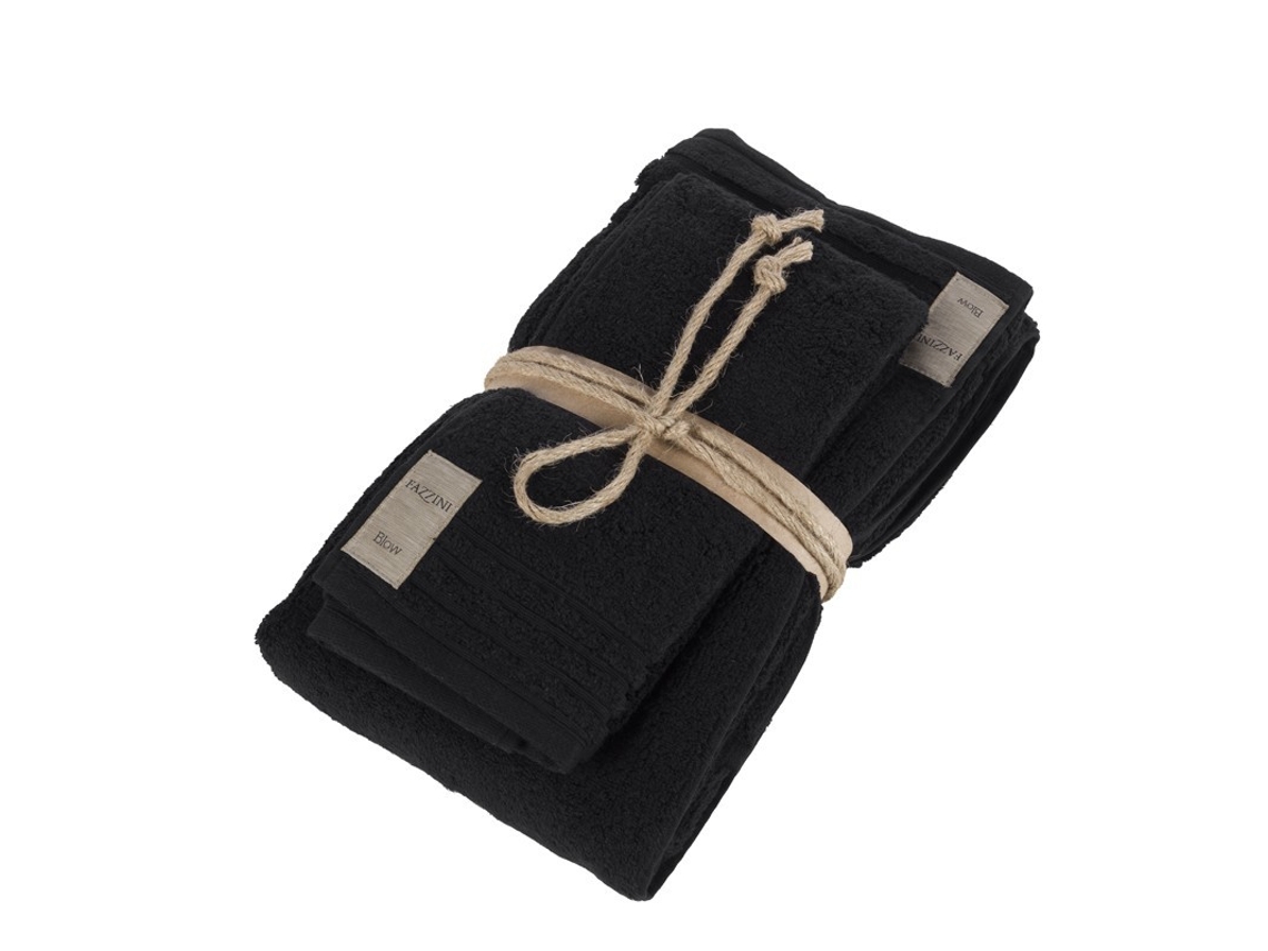 Coppia Asciugamano Fazzini In Spugna 550gr/mq Di Puro Cotone