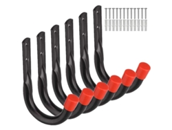 Gancho De Almacenamiento Resistente Para Garaje, Montaje Universal En Pared, Soporte En U, Para Bicicletas, Sillas, Escaleras Y Herramientas.