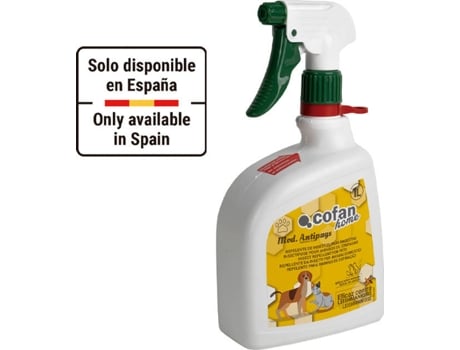 Desinsectante Y Repelente De Insectos Para Mascotas Modelo Antipugs 1L