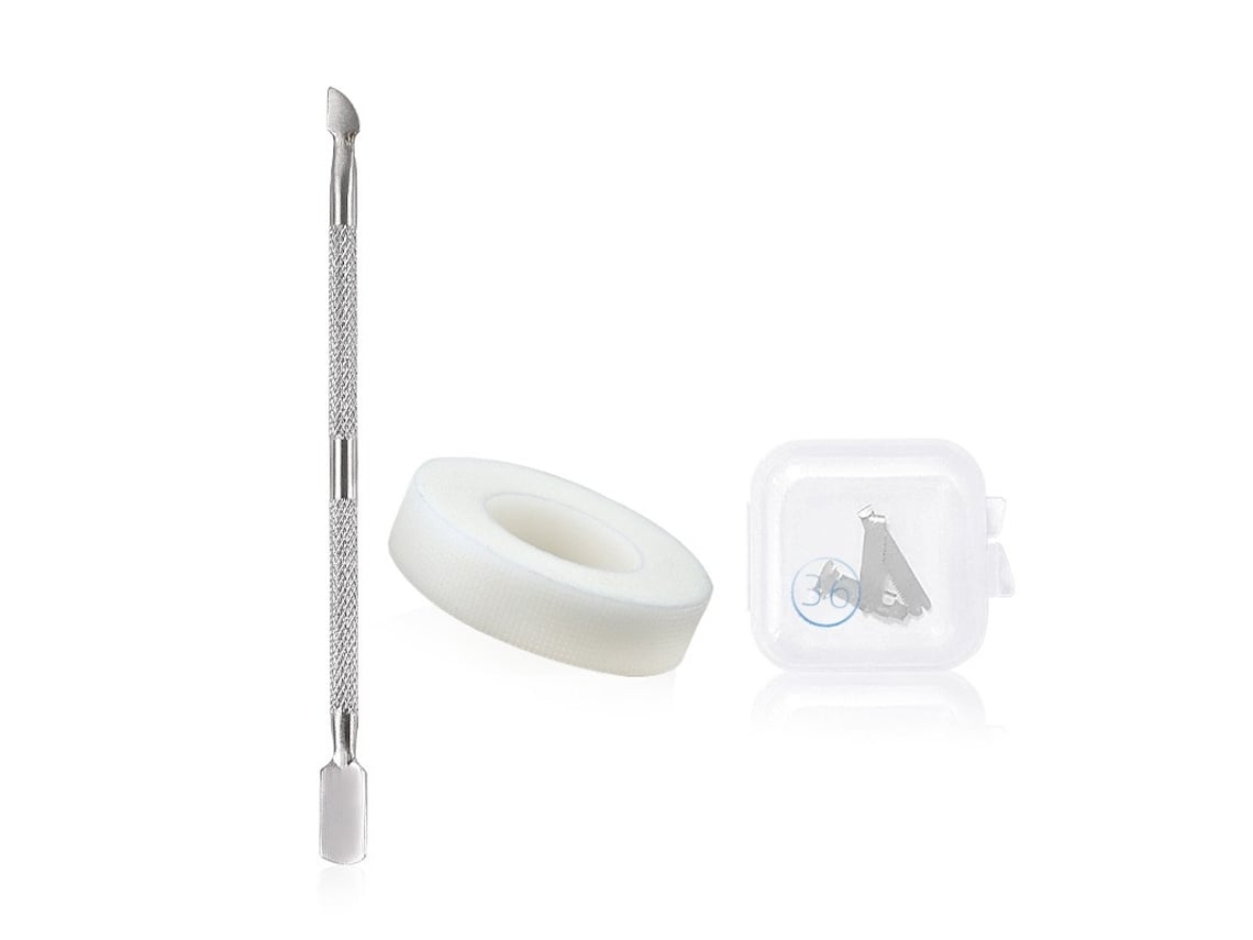 Kit De Corrección De Uñas De Ranura Con Cinta De Pe Corrector De Uñas De Empuje