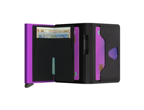 Cartera Fólio SECRID Bandwallet Fuchsia Piel Sintética Negro