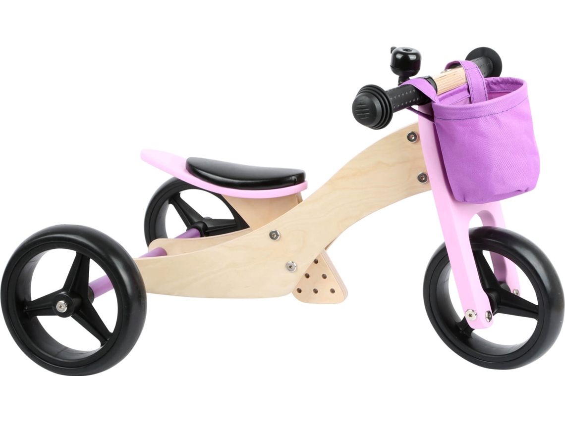 Triciclo SMALL FOOT COMPANY (Madera - Rosa - 64 x 38 x 36 cm)