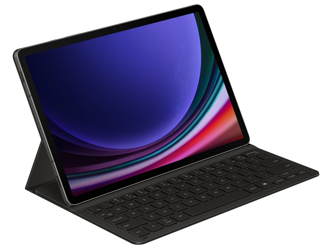 Funda SAMSUNG con Teclado Slim Galaxy Tab S9/S9 FE/S10 FE (Negro)
