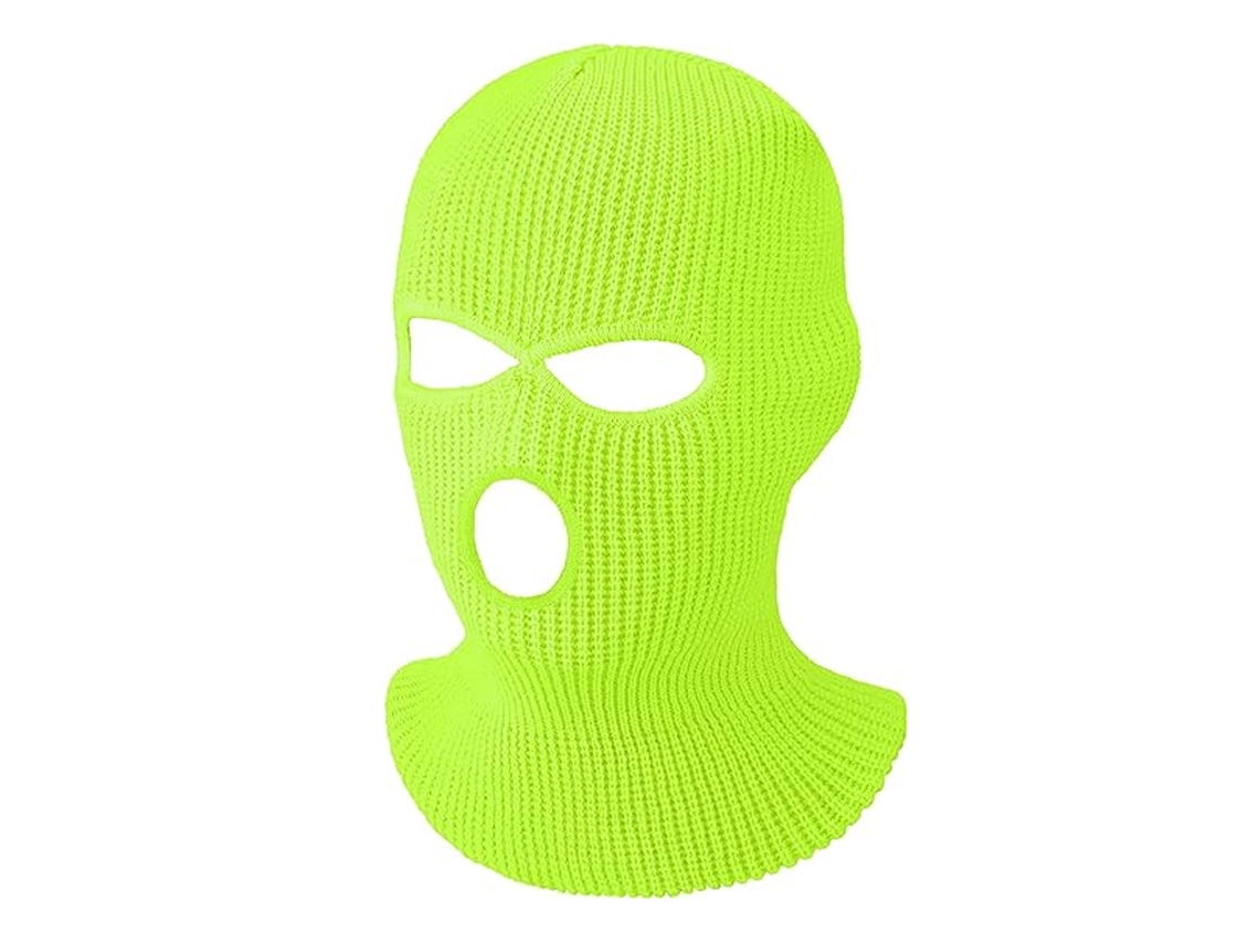 KOFIHETY Balaclava de Punto Invierno Cálido con 3 Agujeros, Cubierta Facial Completa para Cuello, Gorro de Punto para Deportes al Aire Libre