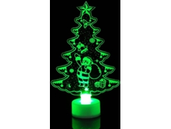 Vela de Plástico Navidad HEAN Árbol Verde