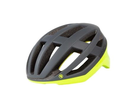 ENDURA Casco FS260-Pro Mips Gris-Amarillo - Casco de carretera ligero y ventilado con tecnología MIPS Talla: L (58-63cm)M (55-59cm)S M