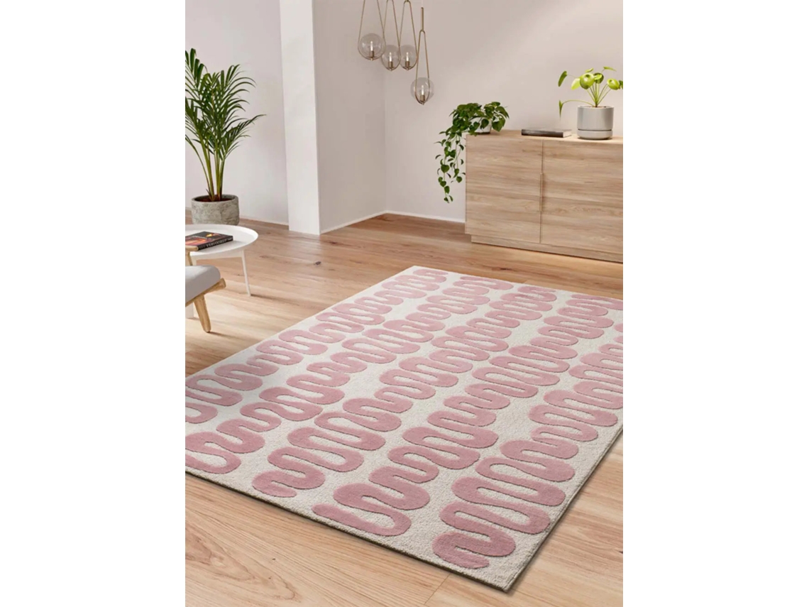 Alfombra Interior Moderno - Atticgo - Flashy Rosa 160x230 Cm