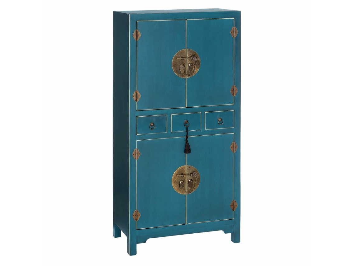 Aparador BIGBUY EAST 63 x 33 x 131 cm Azul DMF