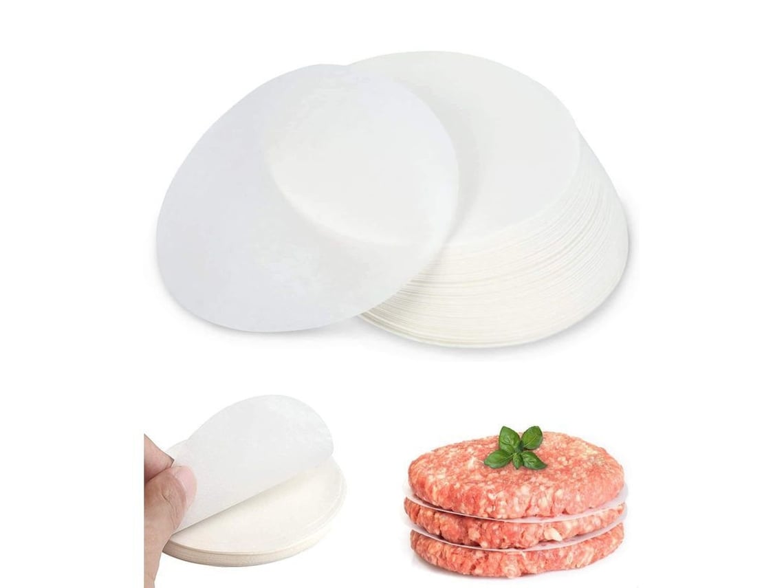 2026-22716-papel Redondo Para Hamburguesas Y Pasteles 11cm, Resistente Al Calor, Absorbente De Grasa, Material Seguro, 500 Unidades