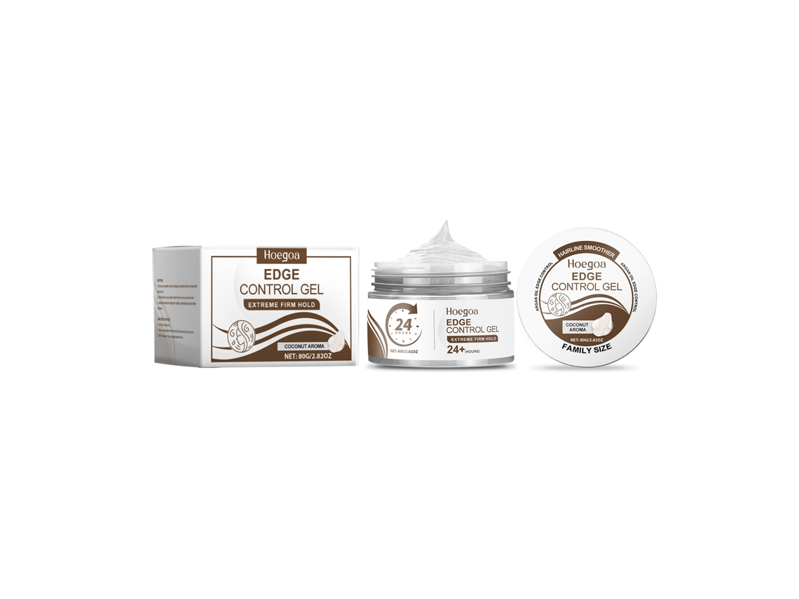 Gel fijador de coco blanco para el cabello