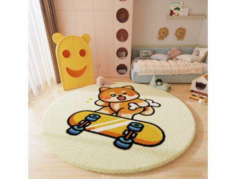 Alfombras de Salón Dormitorio para Decoración del Hogar - 120x120cm - Patrón 2121