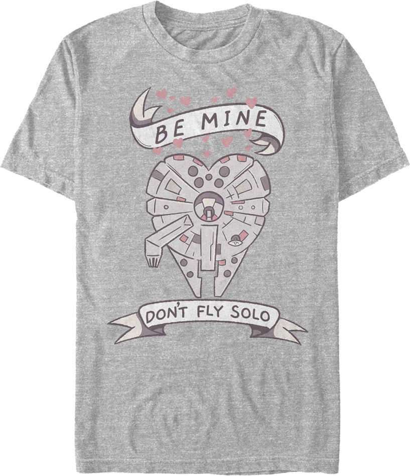 Camiseta Unisexo DEEPSTONE Don't Fly Solo Star Wars brezo atlético (XL)