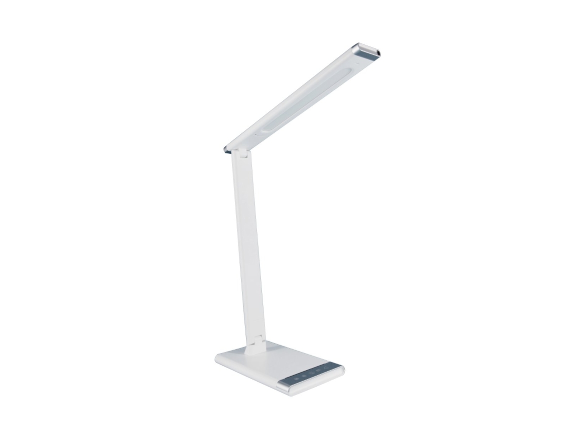 Lámpara mesa LED 12W regulable y orientable con cargador USB