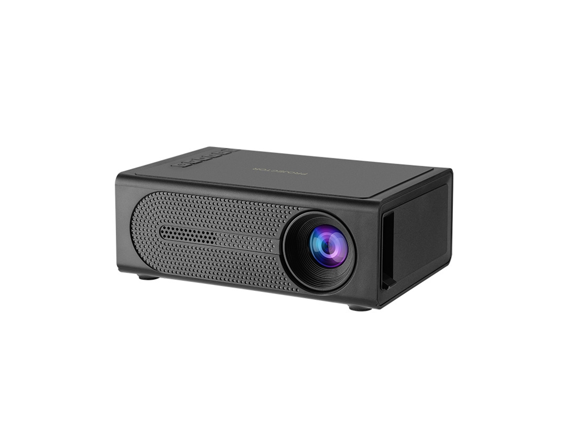 Mini Proyector Bluetooth Hd 1080p Con Control Remoto - Portátil Para Cine En Casa Y Área Externa - Negro