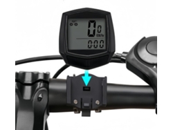 Ordenador De Bicicleta, Velocímetro Y Odómetro Para Bicicleta, Resistente Al Agua (negro)
