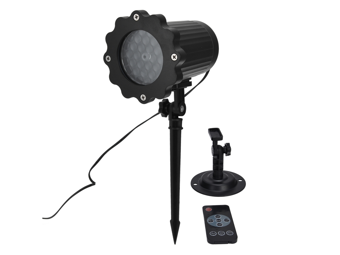 Rebe-proyector De Luces De Copos De Nieve Impermeable Ip65 Para Navidad Halloween Fiesta Regalo 100‑240v