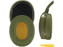 Almohadillas De Piel Proteica Para Auriculares Inalámbricos Skullcandy Crusher Evo Anc Hesh 3 Verdes