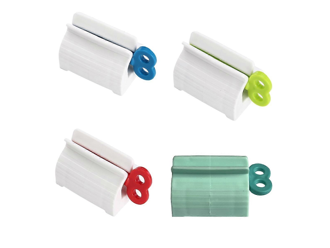 Exprimidor De Pasta De Dientes De 4 Piezas Con Soporte Giratorio Para Organización Del Baño. Rosewell