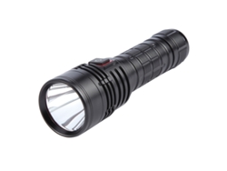 Linterna LED T40, 1200 lúmenes, recargable por USB (negra)