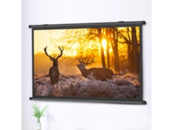 Pantalla De Proyección De Pared, Pantalla Para Proyector De Cine En Casa 4k Hd, Pantalla Enrollable Manual De
