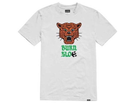 Camiseta de Hombre ETNIES Burn Slow Blanco (M)