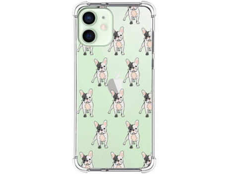 Carcasa iPhone 12 Mini (5.4) TUMUNDOSMARTPHONE Dibujos Antigolpes Perros 12 Multicolor