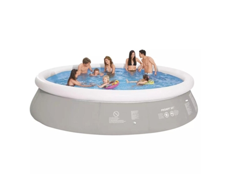 Jilong Piscina inflable redonda gris 450x122 cm
