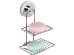 2026-portavasos De Jabón Para Ducha Con Succión, Portajabones De Acero Inoxidable, Diseño De 2 Capas, Anti-resaca