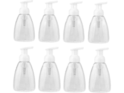 Botellas dispensadoras de jabón de espuma de plástico rellenables Rosewell de 300 ml (paquete de 8)