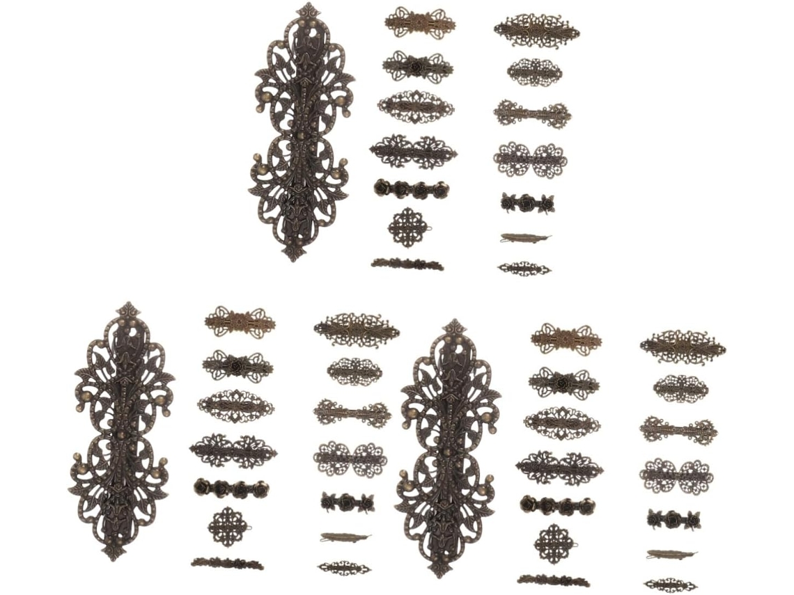 42pièces Barrytes A Cabello Rétro Accessoires Vintage Pour Et Mujers Élégantes Épingles