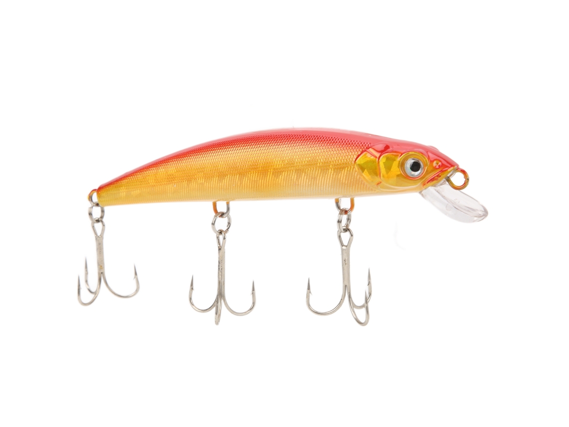 2026rebe-lure De Pesca Duro Grande Simulación Bass Para Agua Dulce Y Salada Red
