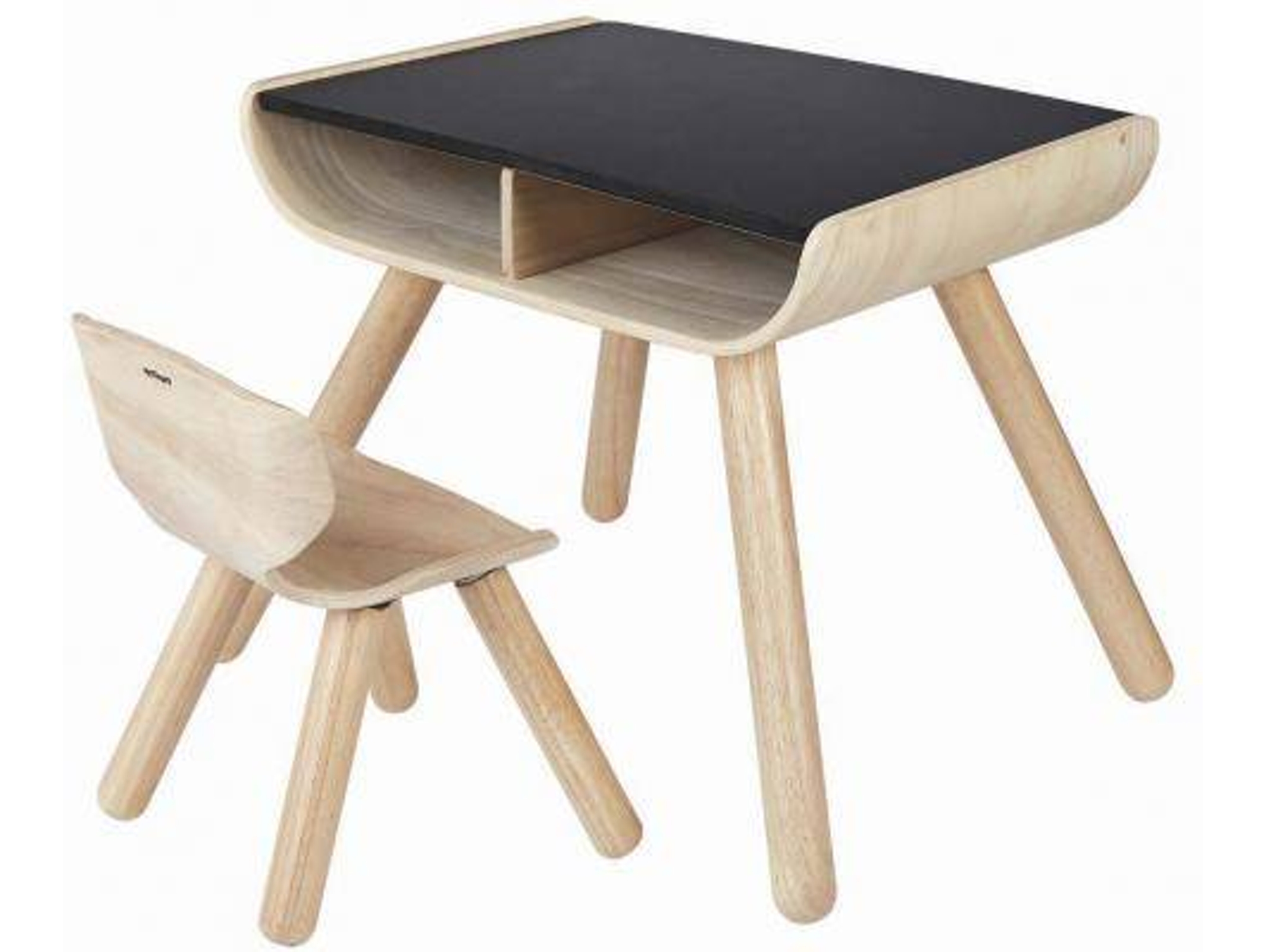Mesa y Silla para Muñecas PLAN TOYS Negro