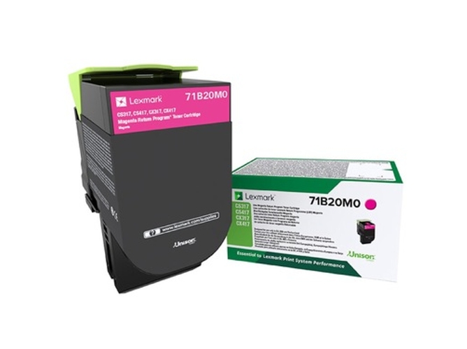 Tóner LEXMARK 71B20M0 Magenta
