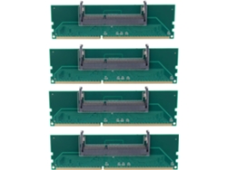 Adaptador Interno De Memoria Ram Ddr3 So Dimm Para Portátiles Y Ordenadores De Sobremesa (4x)