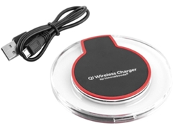 Cargador Inalámbrico para Smartphones Qi INNOVA GOODS (2A - USB - Transparente)