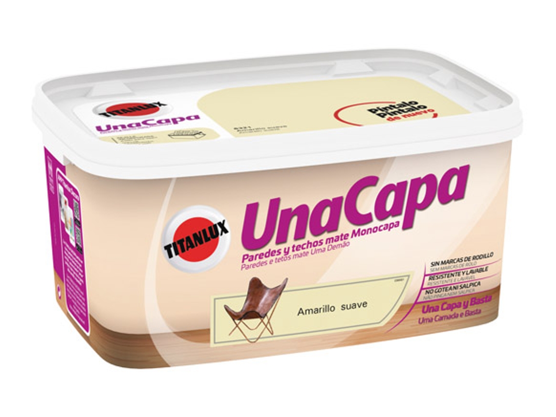 Pintura Plastica Una Capa Mate TITAN